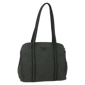 Prada Vintage Tote Tessuto Khaki Nylon Tote Bag Bag